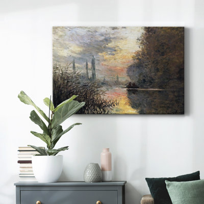 Evening at Argenteuil, 1876-Gallery Wrapped Canvas