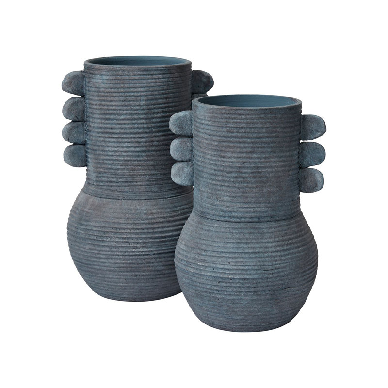 Turnbull 8'' Handmade Ceramic Table Vase