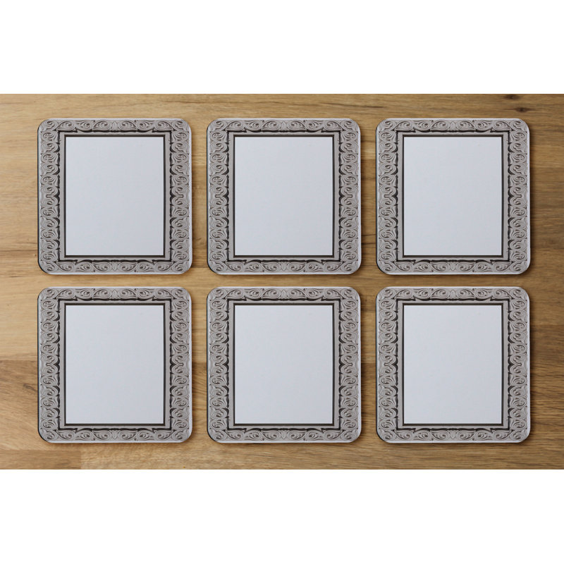 Square 6 Piece Coaster Set