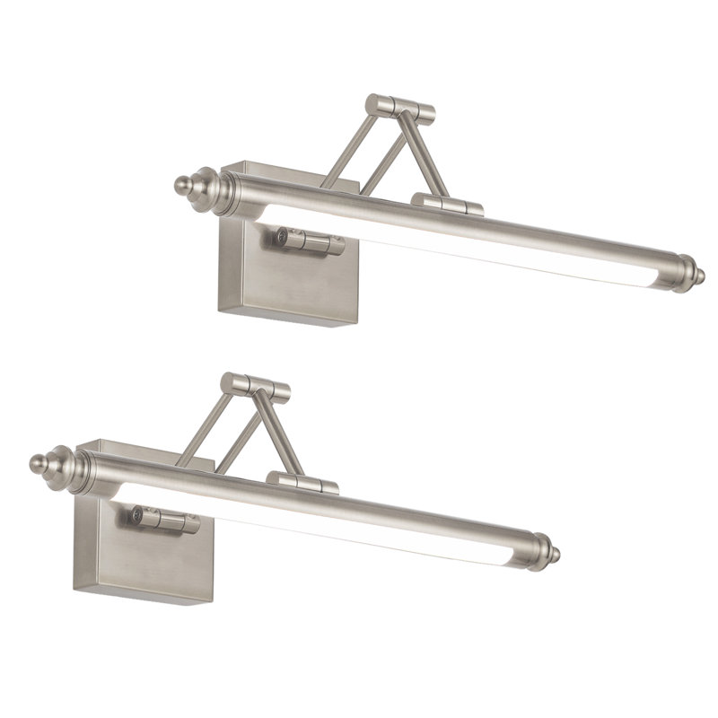 Ensemble de 2 lumières à DEL 1 lumière à intensité variable 3000K / 4000K / 5000K, H 4,33 po x l 20 po x P 11,42 po