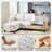 78" Upholstered Sofa With Ottoman-667874748