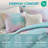 Intelligent Design Cassiopeia Aqua Watercolor Tie Dye Printed 4-Piece Full/Queen Comforter Set with Throw Pillow-1823098307-1783019119