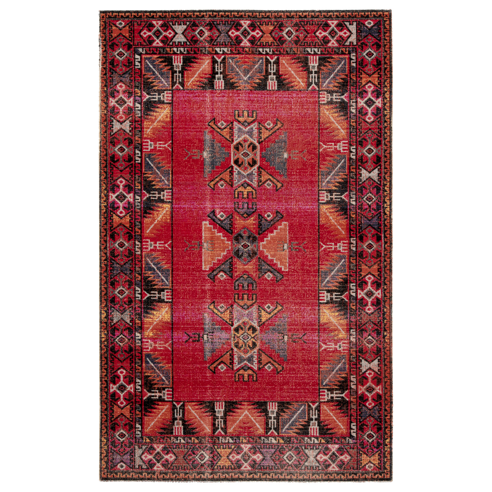 Halstead Multi Moroccan Outdoor Rug, Rectangle 9'10" x 14'