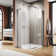 34" W X 34" D X 72" H Framed Square Shower Enclosure With Base.