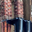 Ensemble de rangement pour pointes de sol et mur - ensemble d'ancrage en paquet de 2 avec adaptateur de perceuse et support mural pour torches et décorations extérieures