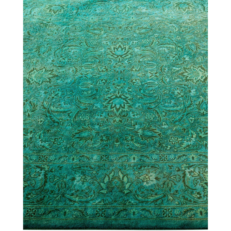 Overyed One-of-a-Kind Rectangle 4'1" X 6'2" Hand Knotted Area Rug