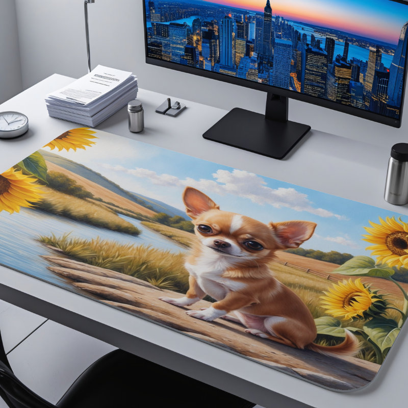 Polyester Desk Pad, 23.6x13.8
