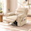 Fauteuil inclinable pivotant surdimensionné avec support pour téléphone et rangement, fauteuil inclinable manuel, fauteuil inclinable robuste pouvant supporter jusqu'à 180 kg (400 lb) pour salon, chambre à coucher, chambre d'enfant-1471681950-1473385190