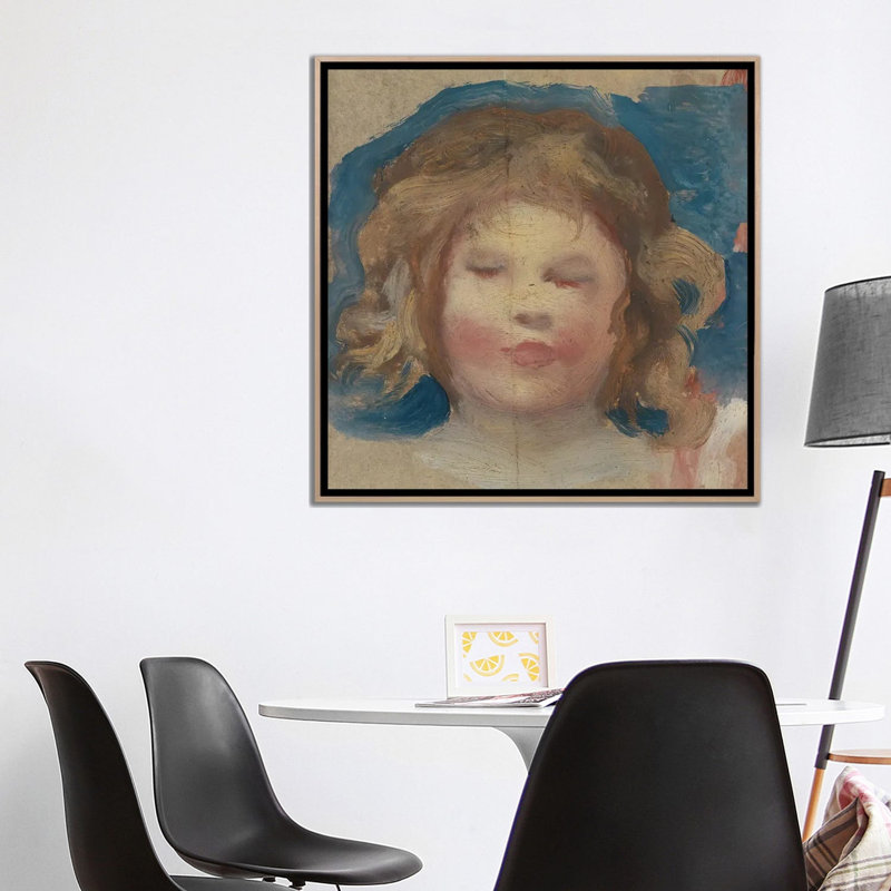 Print, 93.98 cm H x 93.98 cm W x 4.445 cm D, Natural Wood