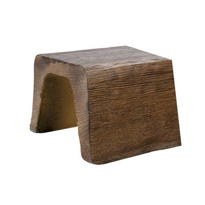 5-7/8 in x 7-7/8 in x 6 in Long Medium Modern Faux Wood Beam Sample