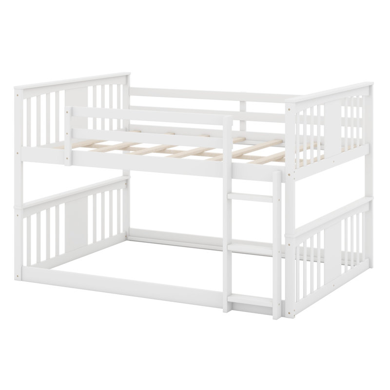 Kaeliana Kids Bunk Bed, White, Full Over Full
