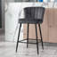 Catharina Upholstered Counter Stool with Metal Frame-2035920791