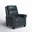 Fauteuil inclinable 33,5 po en cuir véritable-244517777