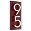 Plaque d’adresse murale sur 1 ligne flottante-41299754-41299924-41303796