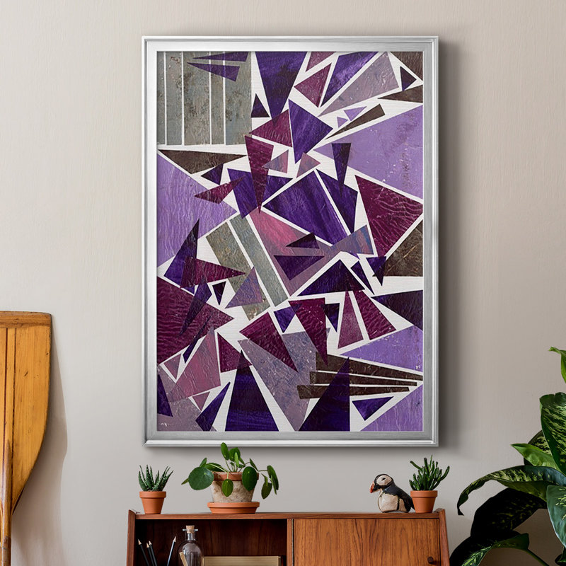 Balthrop Purple Dream I, reproduction d'art sur toile, H 30,5 po x l 22,5 po x P 1,25 po, Papier avec cadre doré