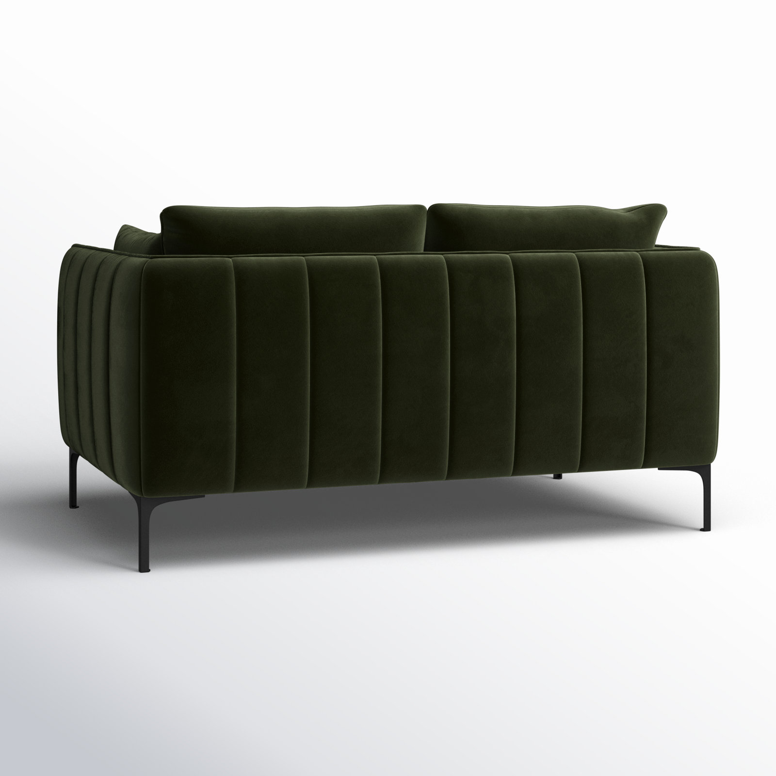 Rae 60'' Upholstered Loveseat, Green