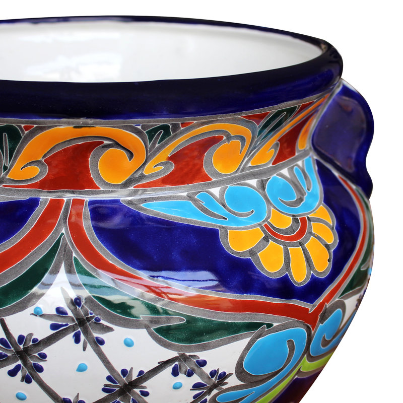 Boîte à fleurs 12 po Talavera, H 10 po x l 12 po x P 12 po