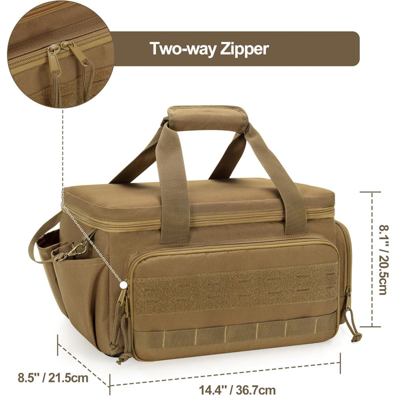 14-Inch Tool Bag with Anti-friction Bottom, Hand Tool Storage Organizer
