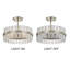 Kamariana 4-Light Semi-Flush Mount Ceiling Light