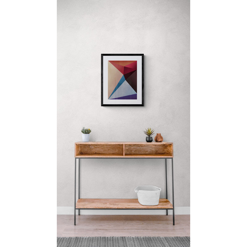 Print by Angel Estevez, Black Framed Canvas, 32" H x 24" W