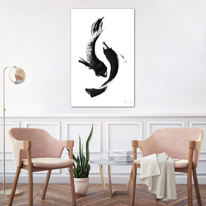 Koi by Dan Hobday - Wrapped Canvas Print, 66.04 cm H x 45.72 cm W x 1.91 cm D
