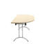 Buariki Half-circle 4 Person 160cm L Modular Training Table-131972305-131972316