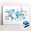 Magnetic Glass Dry Erase Board