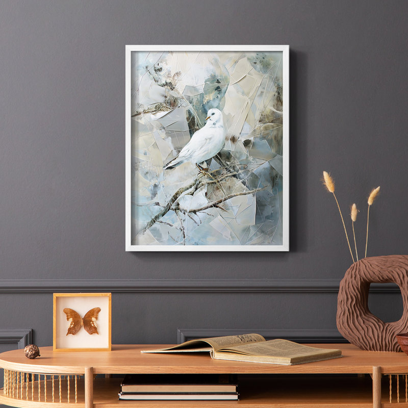 ANIMALS Series XXVIII  -Premium Framed Print -Ready to Hang - No Nails Required, White, 21" H x 17" W