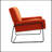 Lopardo Waiting Room Chair with Metal Frame-1640352611