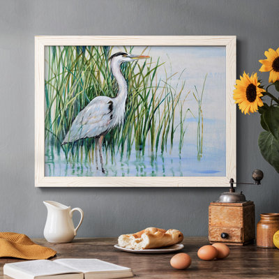 " Heron In The Marsh I "