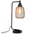 Elegant Designs 19" Industrial Mesh Wire Desk Lamp With LED Bulb,-1011983559