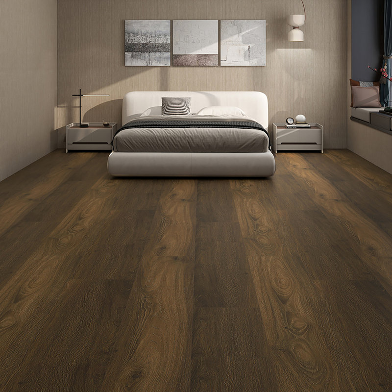 48"X7.17"*5mm Waterproof Rigid Core Luxury Vinyl Plank Flooring, Lava Lake
