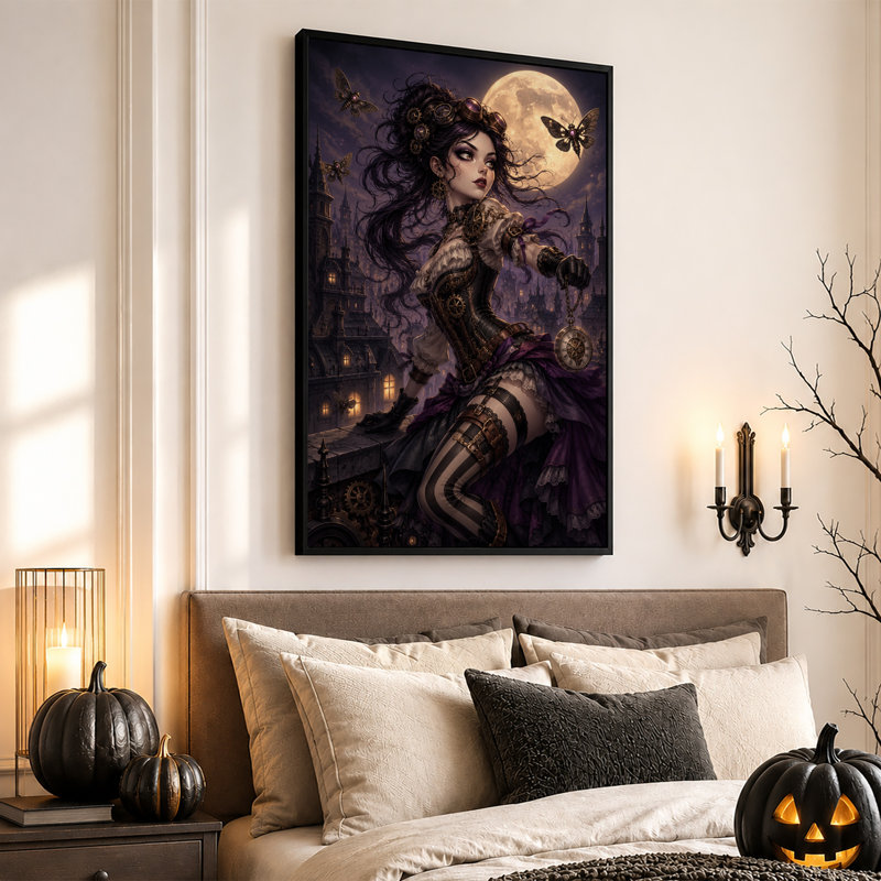Art mural sur toile Steampunk, H 18 po x l 12 po