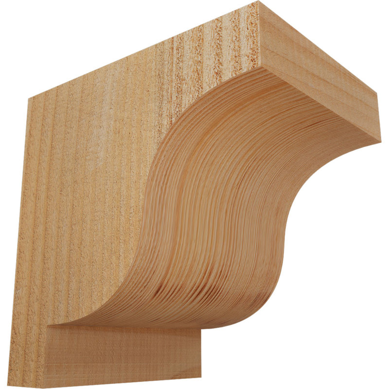 Newport Corbel, H 8 po x l 6 po x P 8 po, Sapin de Douglas, Sciage brut
