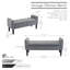 Diethmar Fabric Storage Bench with Rubberwood Legs-1024820390