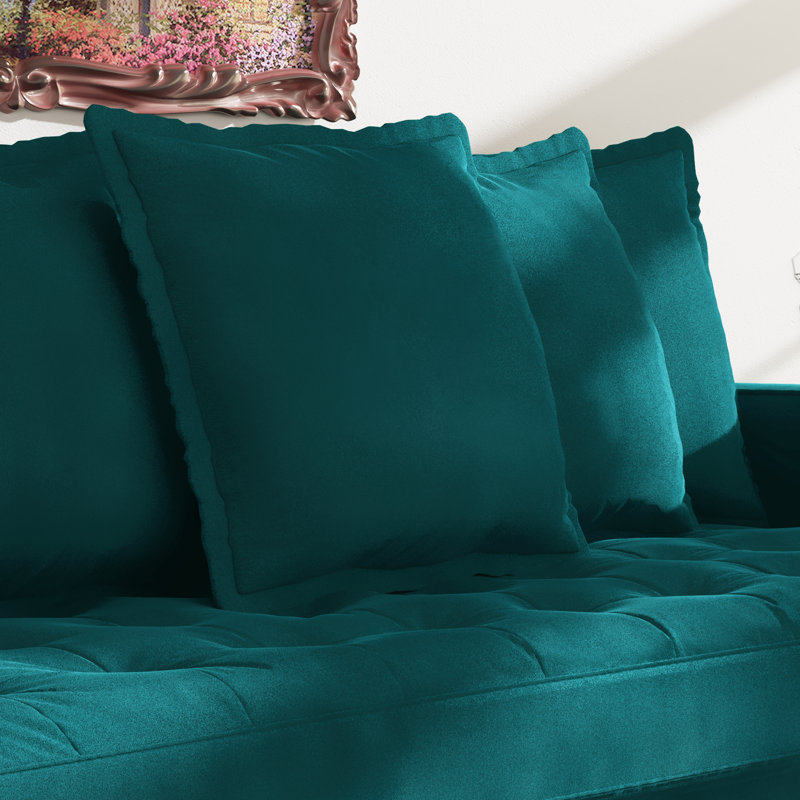Causeuse 58 po, Bleu sarcelle