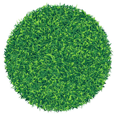 Pièce carrée d'herbe verte par Dimitris66