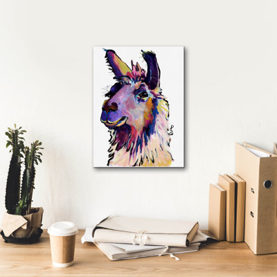  «Fabio» par Pat Saunders, art mural en toile blanche, 12 po x 16 po