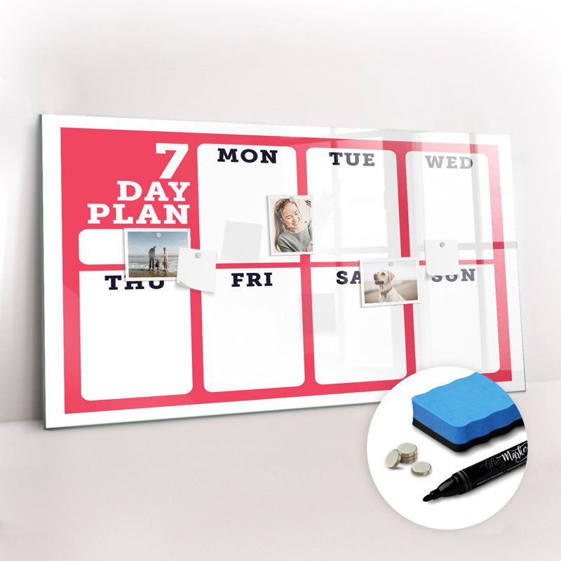 Magnetic Glass Dry Erase Board