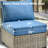 Carolle 9-Piece Outdoor Patio Furniture with fire pit,All-Weather 7-Person Pe Wicker Outdoor Conversation Set, Patio Couch Swivel Rocker Chairs With Solar Powered Coffee Tables For Backyard,Poolside,Deck-453539601-459055619