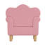 Chaise rembourrée en forme de pétale pour tout-petits
