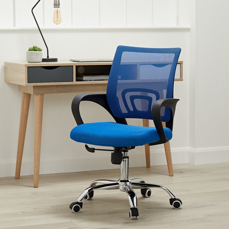 TATE MESH BACK OFFICE CHAIR, Blue