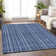 Premium Machine Washable Prisco Denim Rug