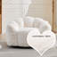 Fauteuil à billes pour salon, chambre à coucher et salle de loisirs (blanc)-1943514973