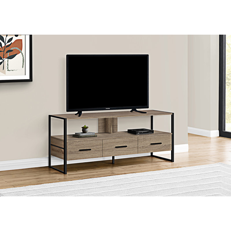 Aija TV Stand for TVs, Taupe