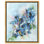 Art mural moderne abstrait bleu sur toile Poesy par Art Remedy