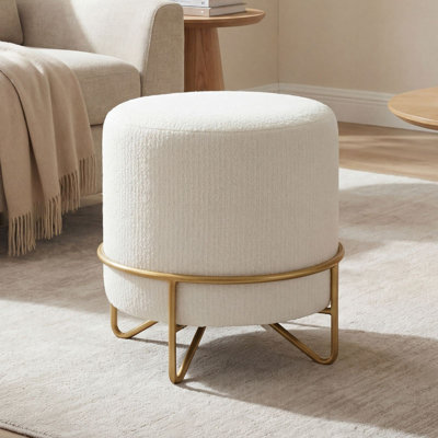 36cm Wide Round Standard Ottoman