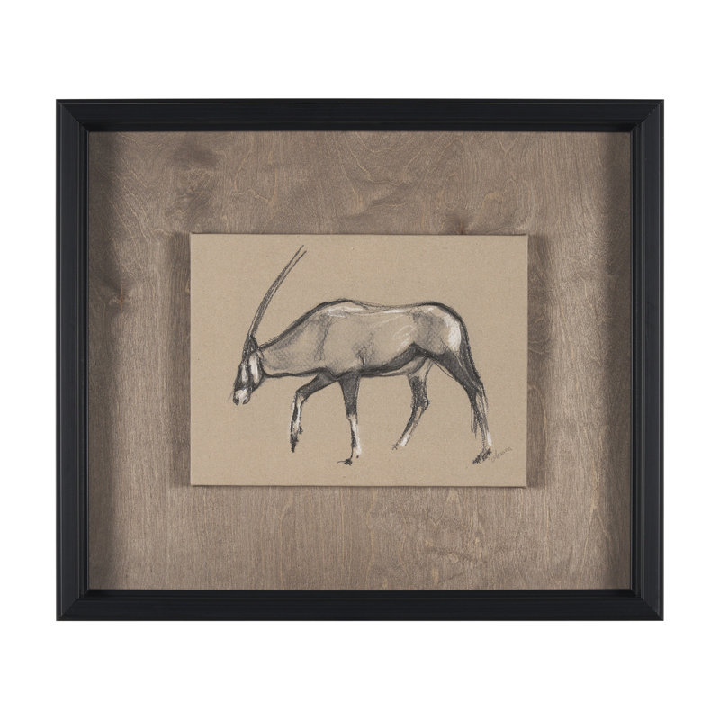 Animal Study By Studio A Hand Embellished Framed Art Print, African Animal Study II