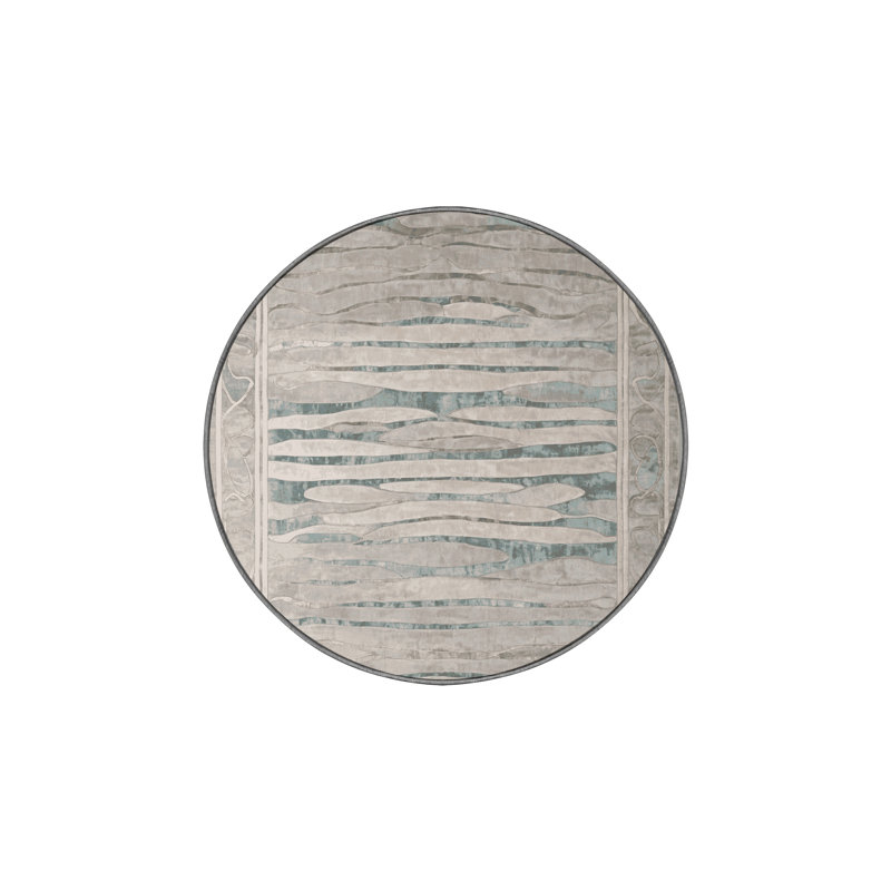 Machine Washable Gray Area Rug