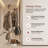 Steel Freestanding 9-Hook Coat Rack In Gold-1757178474